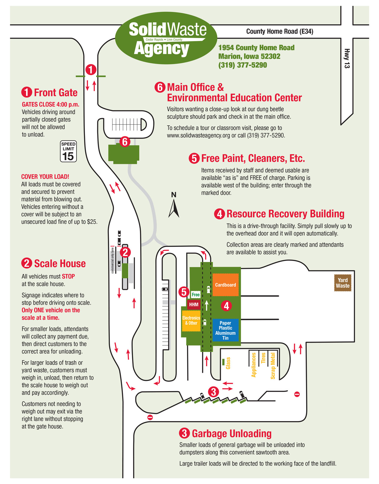 Map of Site