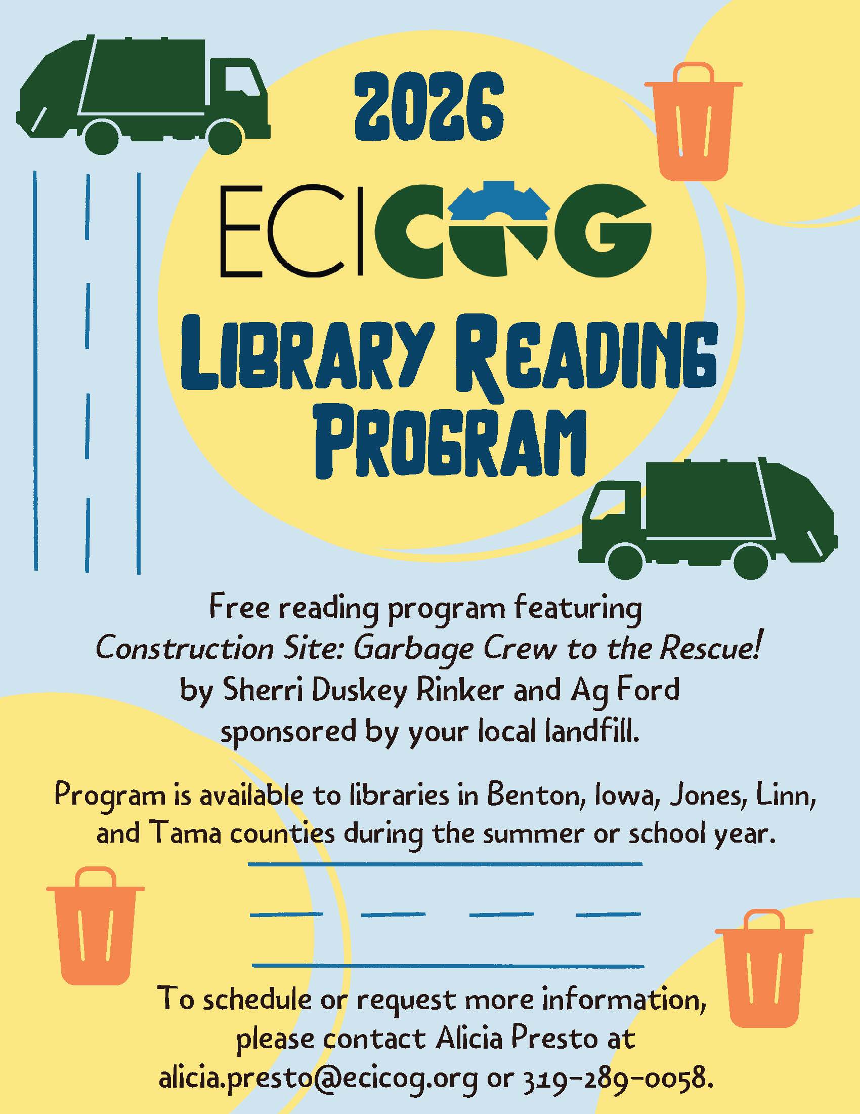 2026 ECICOG Library Reading Program