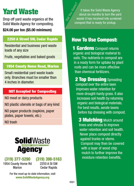 Graphic for compost instructions
