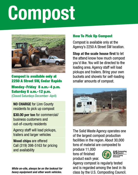 How to use compost information Compost information