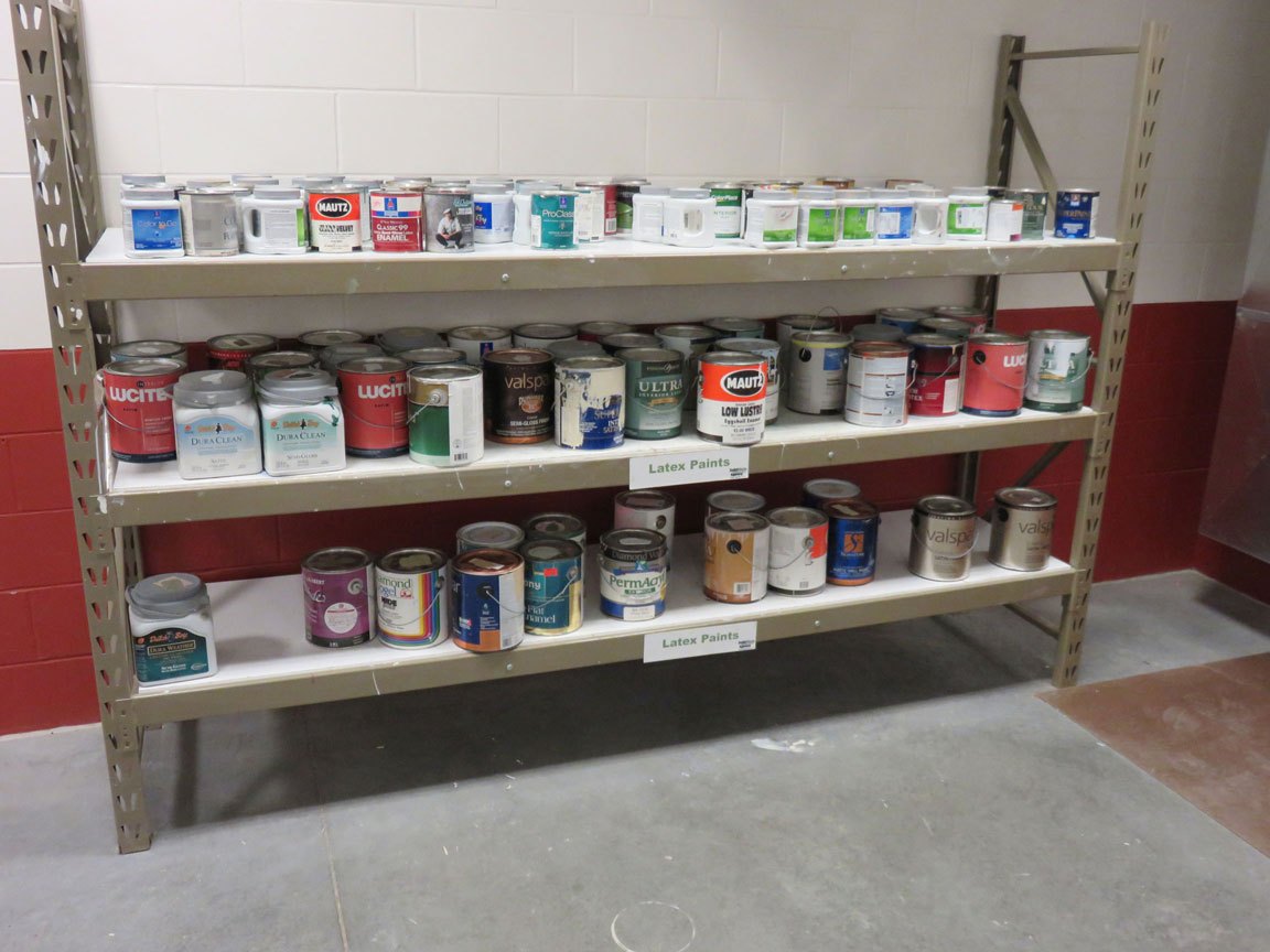 Free paint shelves